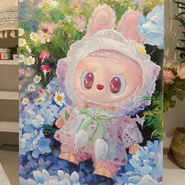 油画丙烯手绘作品