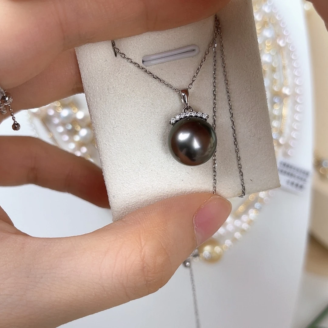 海水珍珠颈饰18K金镶嵌