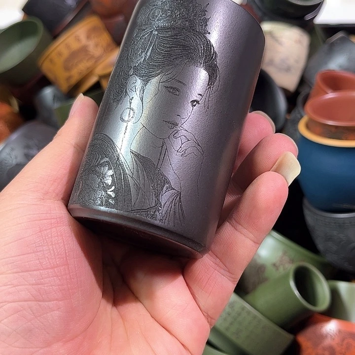 茶杯紫砂全手工紫砂主人杯