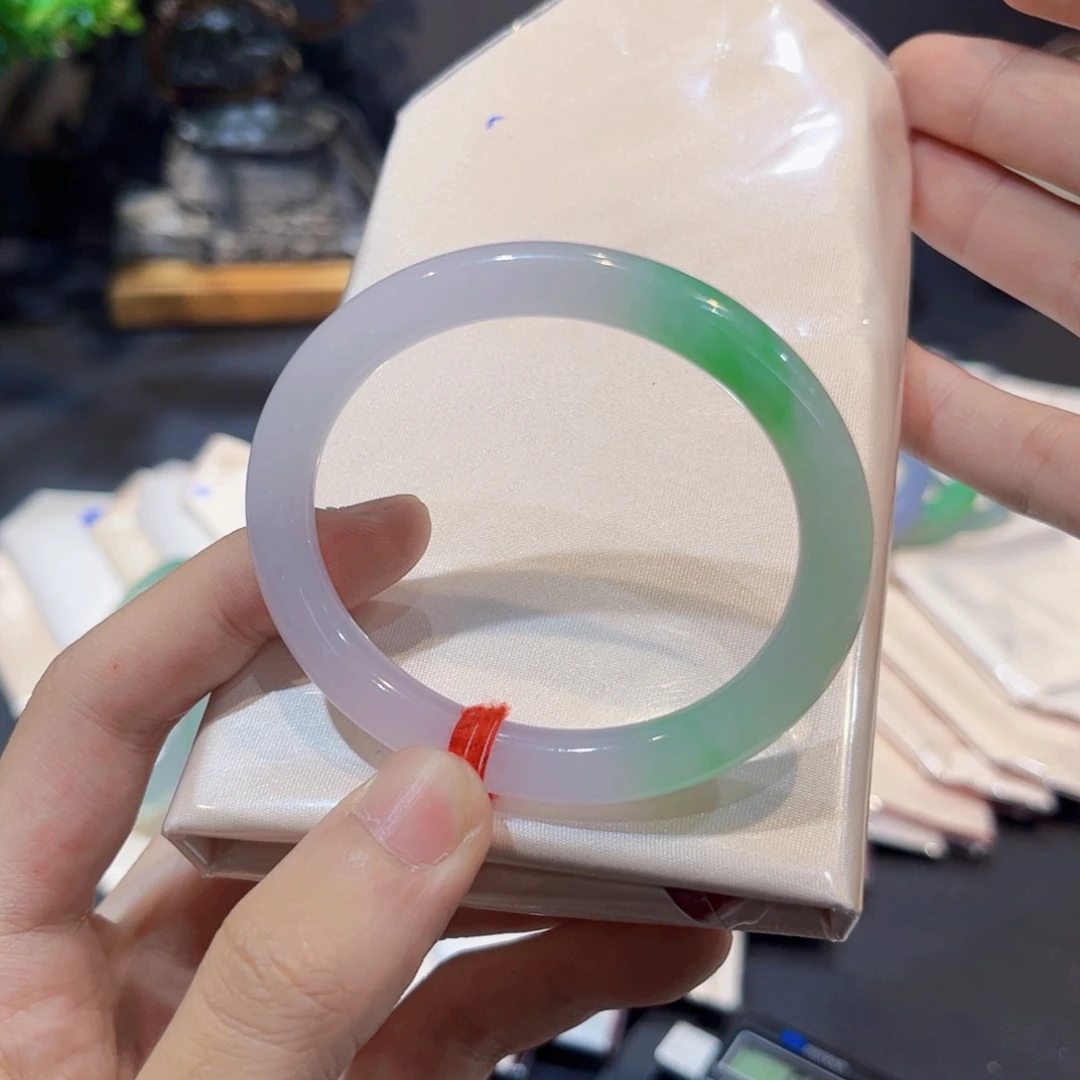 未镶嵌手镯翡翠翡翠手镯53圈口贵妃