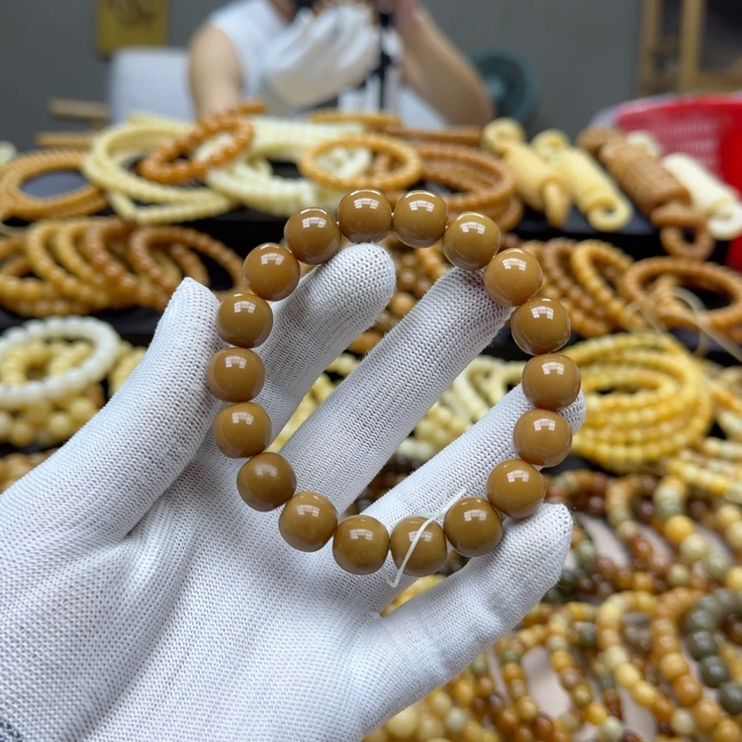 手串菩提根/象牙果13珑珠 11年精工