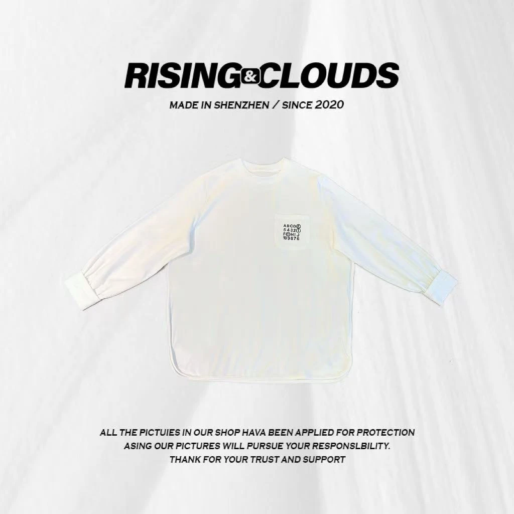 RISING&CLOUDS【小云姐】深圳南油百搭圆领上衣090298