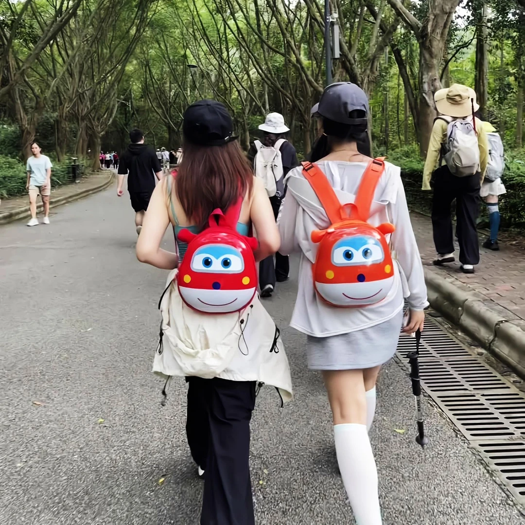 超级飞侠乐迪背带加长双肩包款登山包大学生立体创意旅行包儿童包