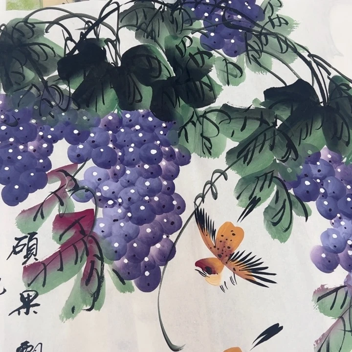 国画手绘，手绘欢迎志同道合的朋友