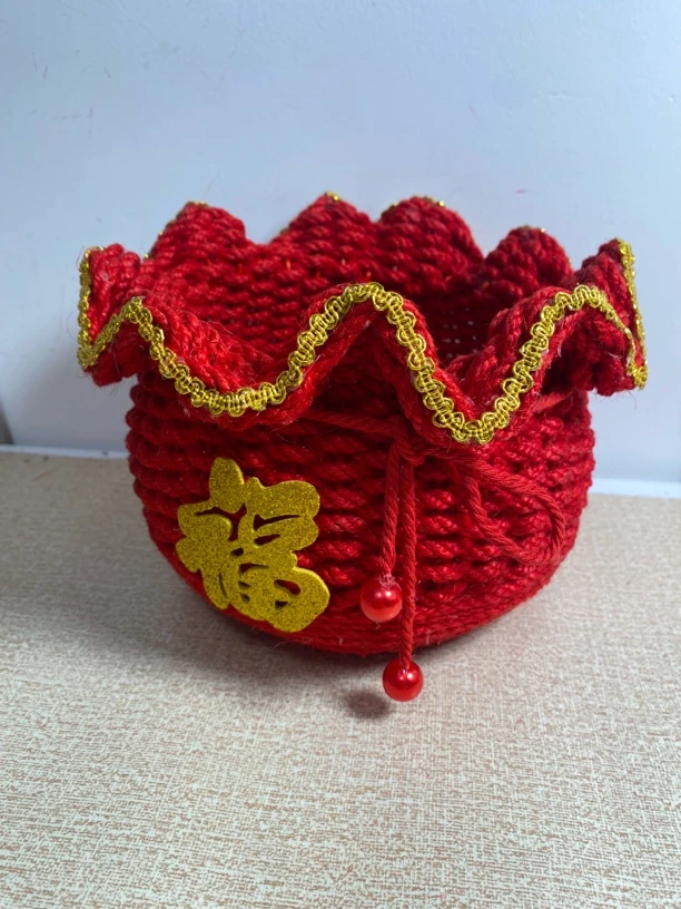 纯手工制作福袋收纳盒