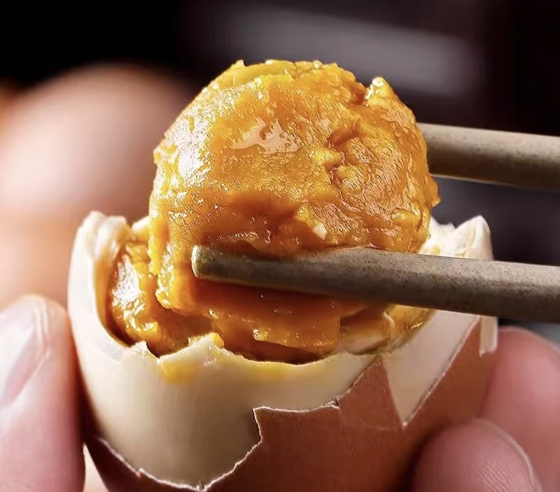 天津蓟县特产麻酱鸡蛋真空包装即食松沙流油健康小零食