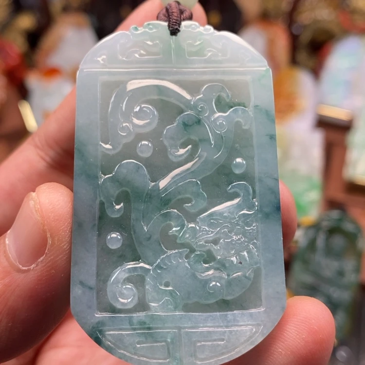 【闪购商品】颈饰未镶嵌翡翠缅甸翡翠A货吊坠
