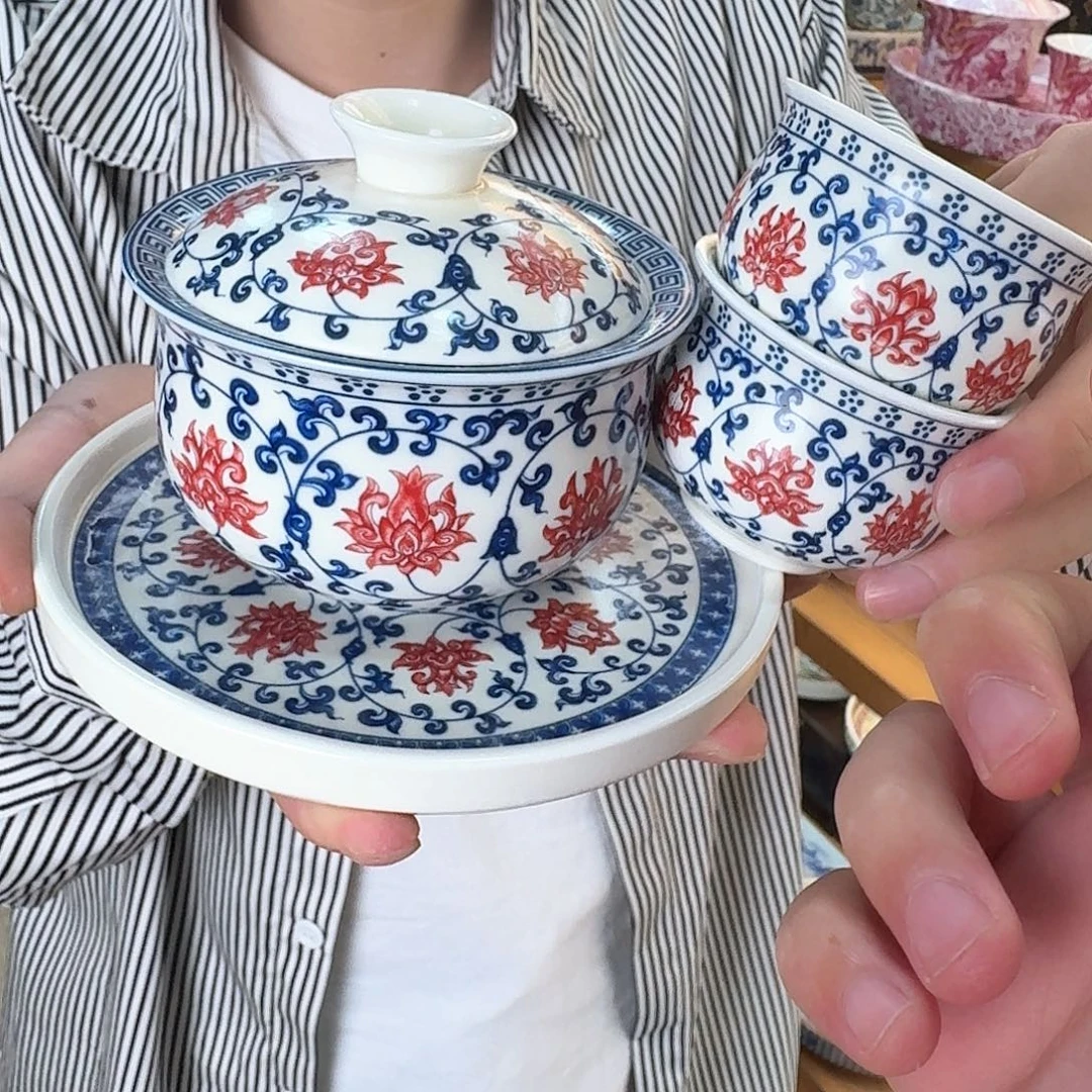 盖碗里的水煮开后放