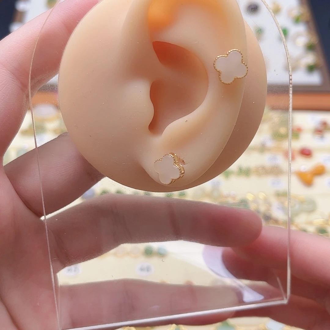 银S925镶嵌戒指和田玉