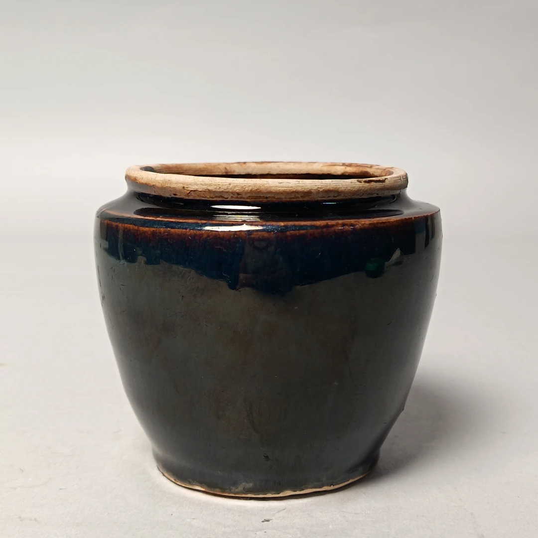 【010022782】明代 黑釉罐