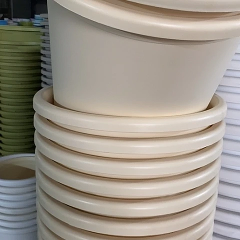 树脂四季9号米黄无托4个