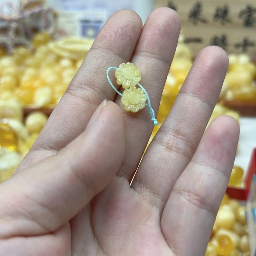 裸石蜜蜡未镶嵌天然