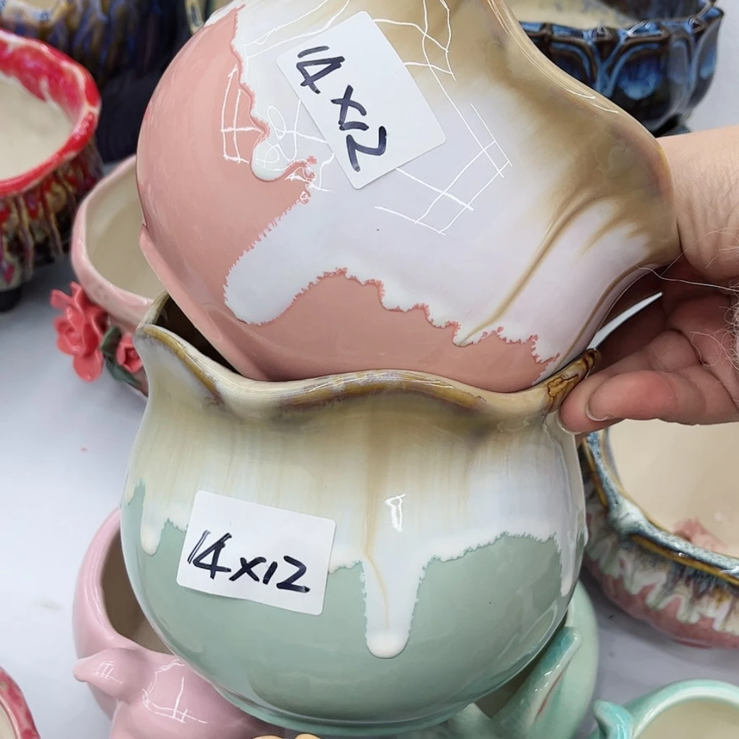 【闪购商品】陶瓷多肉绿植陶瓷花盆