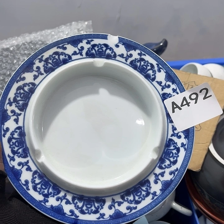 今***在瓷片茶摆件工艺品摆件666