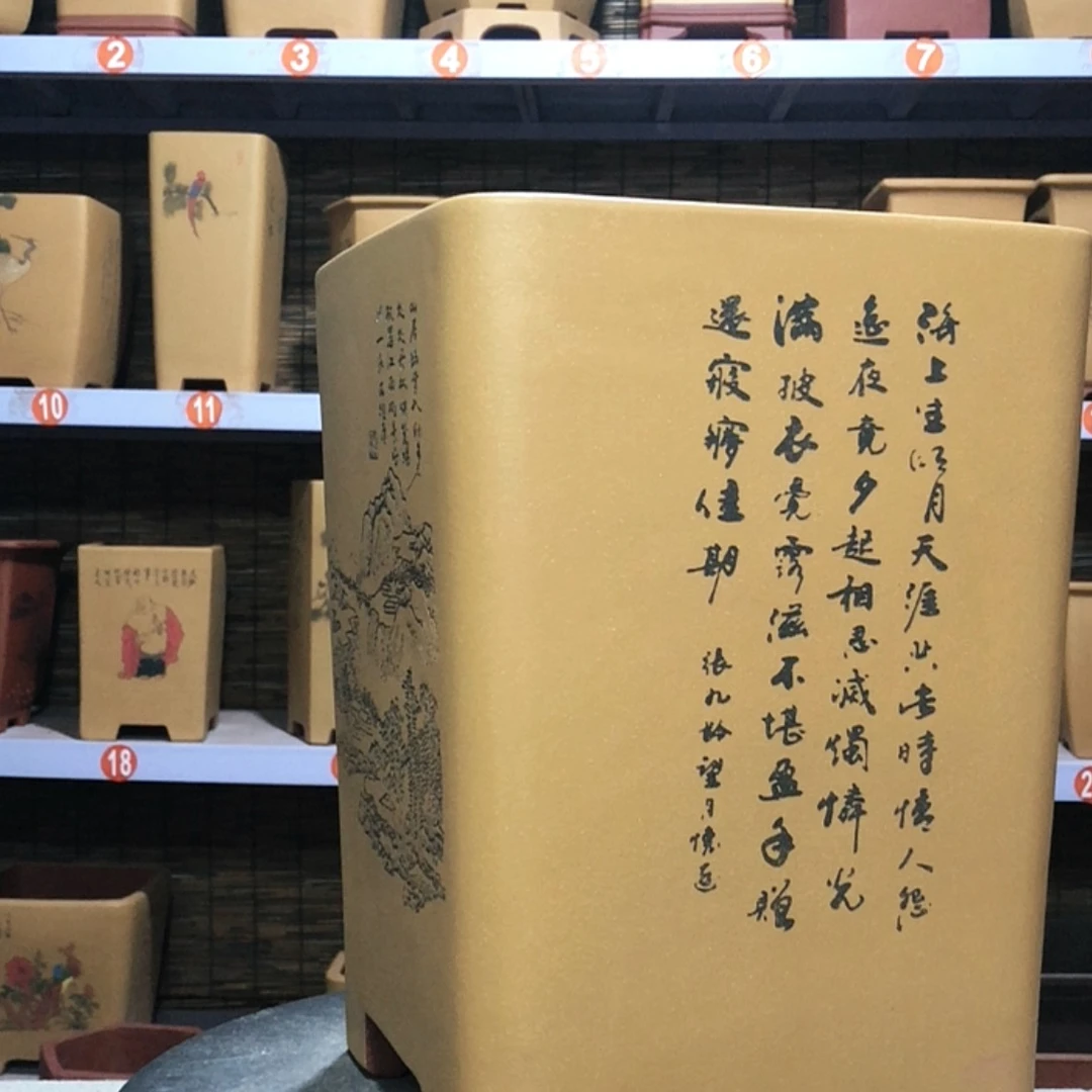【闪购商品】紫砂花盆我**面手工制作