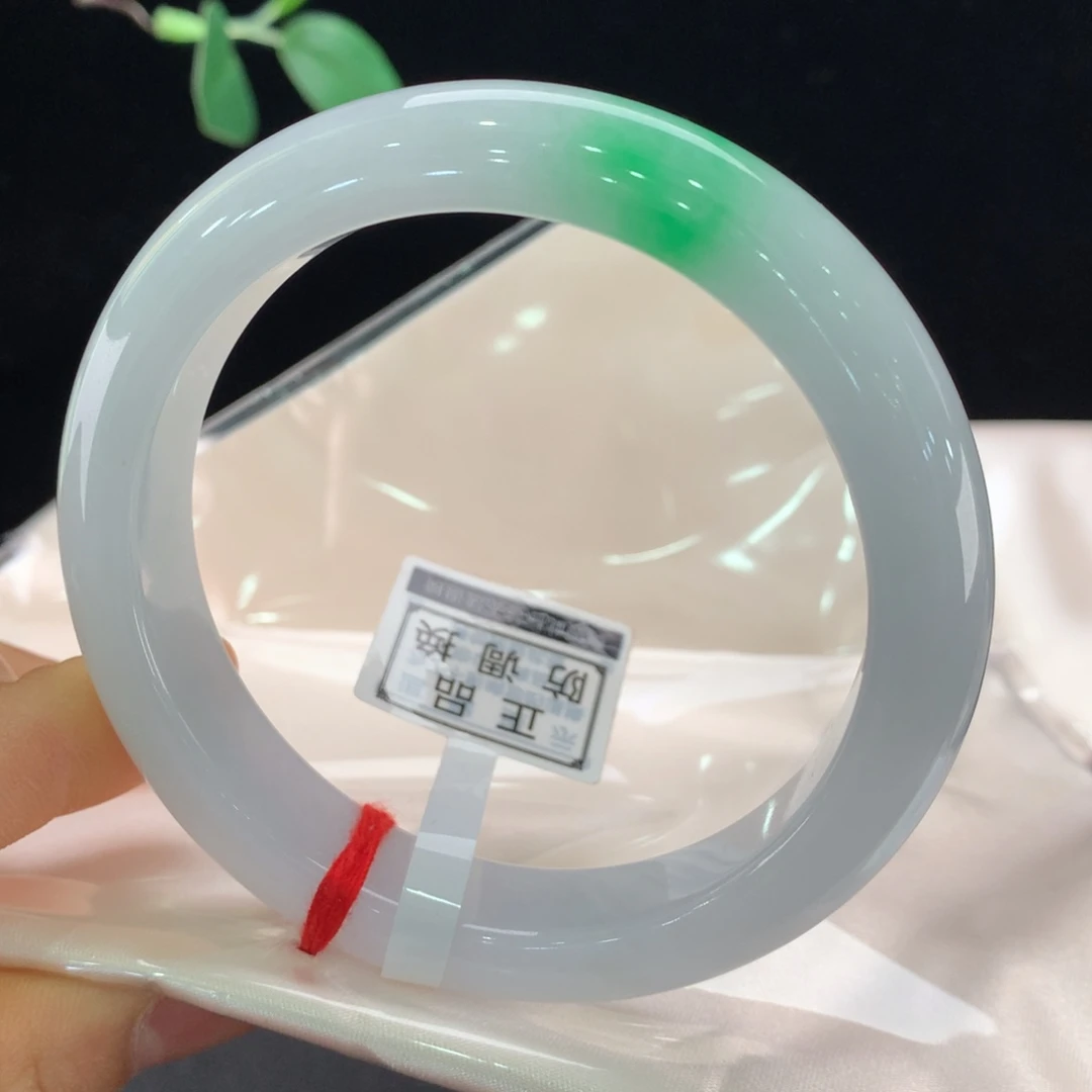 翡翠未镶嵌手镯0354