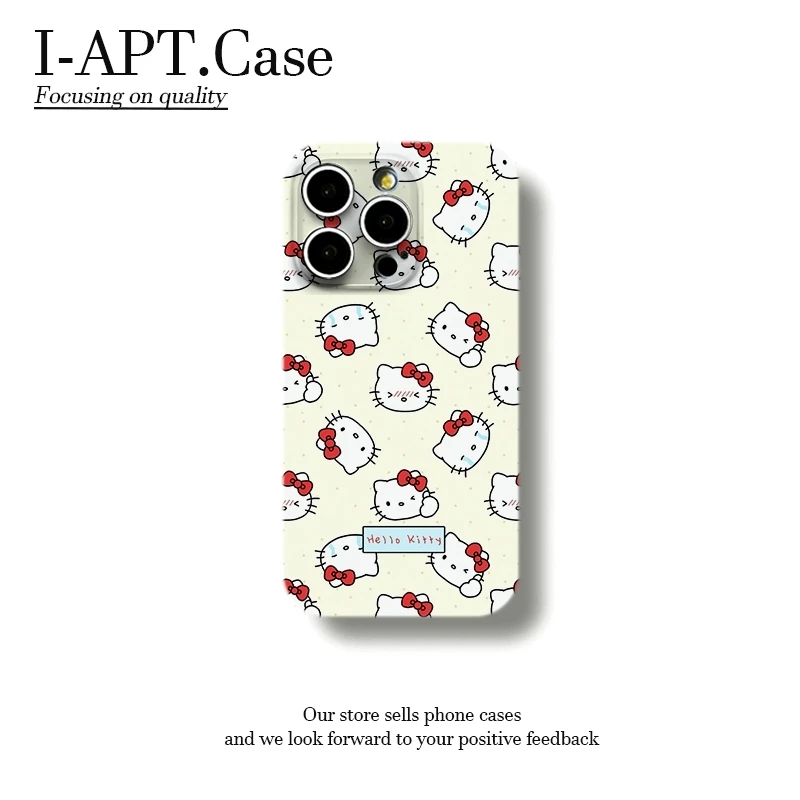 米黄波点KT表情菲林软壳适用iPhone苹果16手机壳华为oppo小米vivo