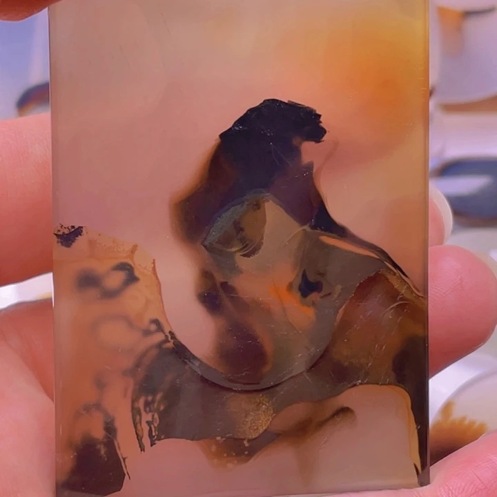 踏***枝玛瑙/玉髓未镶嵌吊坠(不含链)