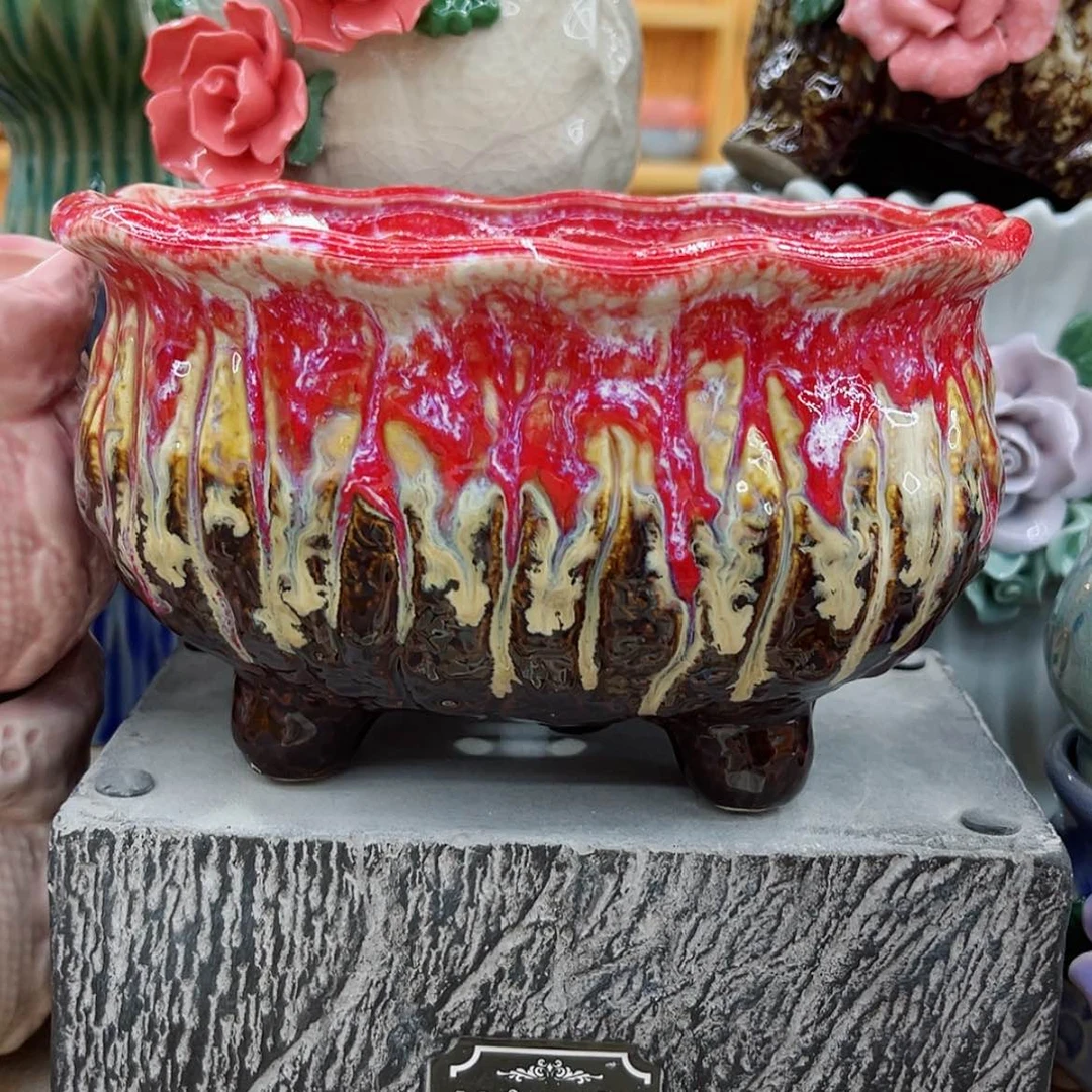 【闪购商品】陶瓷花盆