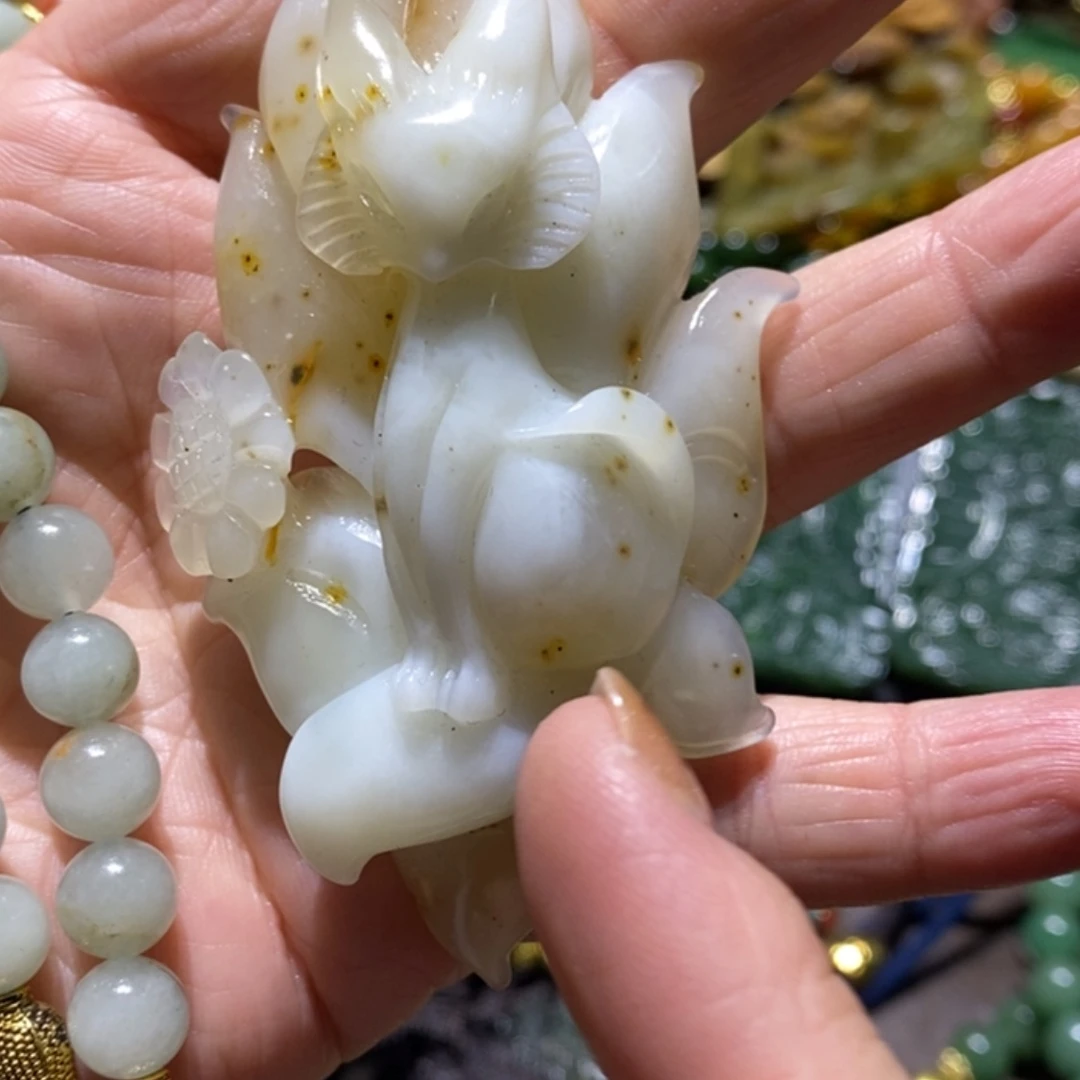【闪购商品】岫玉毛衣链未镶嵌