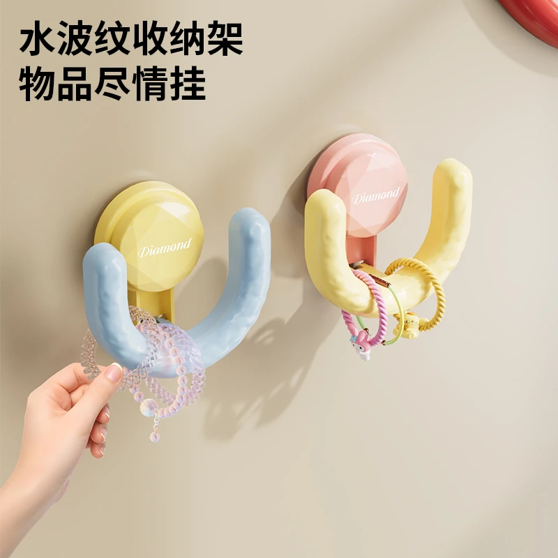 浴室拖鞋架免打孔吸盘壁挂式卫生间专用置物架厕所挂钩沥水收纳架