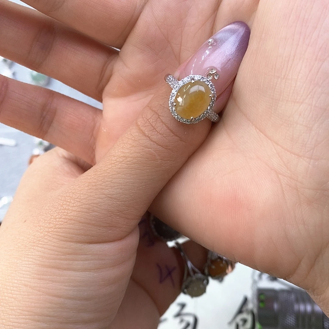*****翡翠未镶嵌戒指缅甸