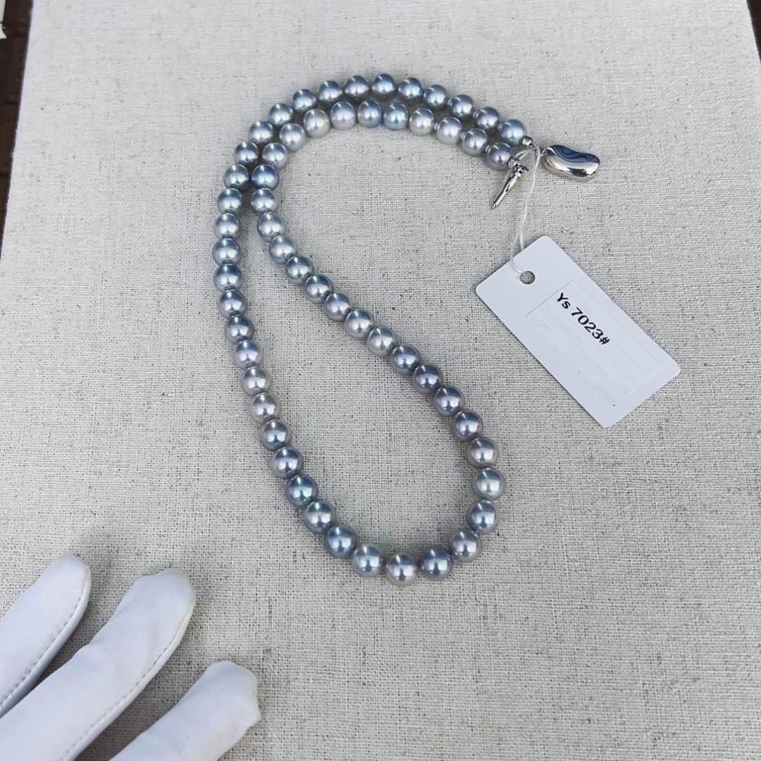 @***白海水珍珠未镶嵌颈饰ys7023