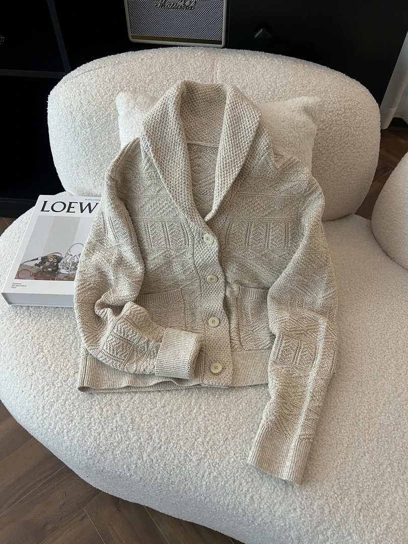 KAISIO秋冬极简韩版时尚百搭厚款保暖针织衫2412113