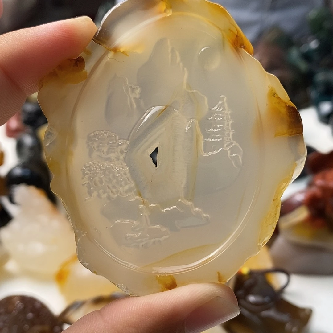 玛瑙/玉髓未镶嵌颈饰