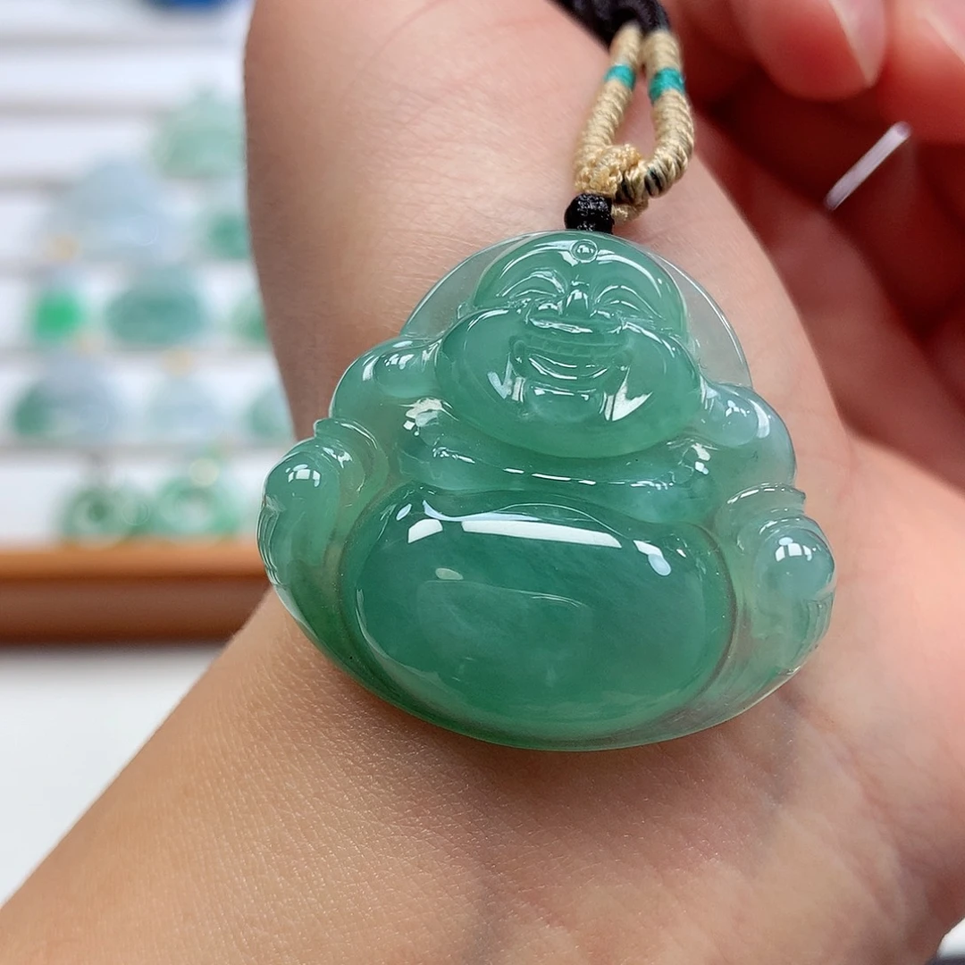 翡翠未镶嵌吊坠(不含链)31.6-34.6-7.6