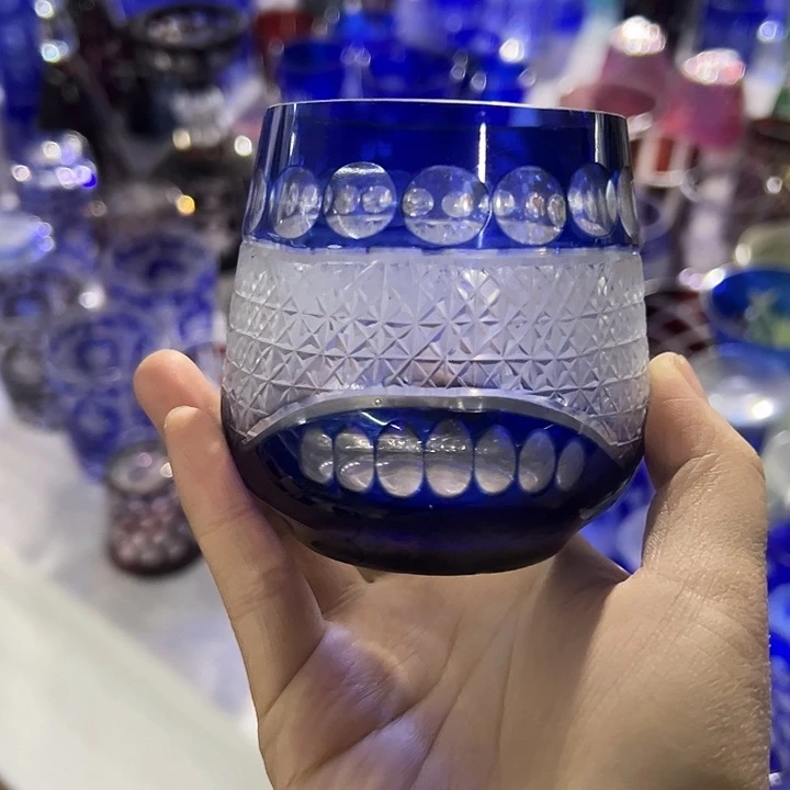 手柄款水晶玻璃微瑕一个