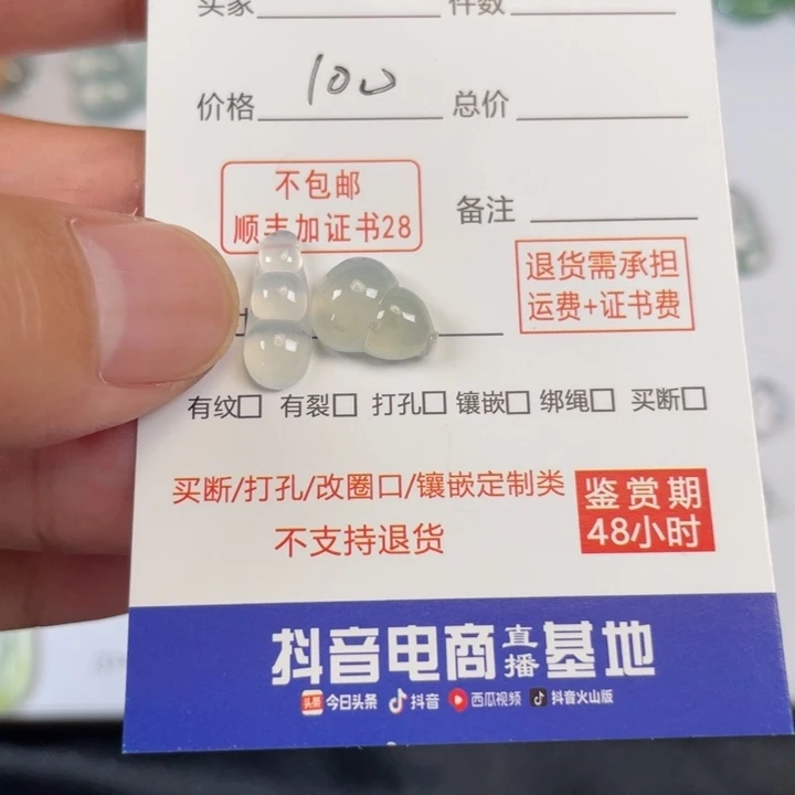 翡翠未镶嵌颈饰C