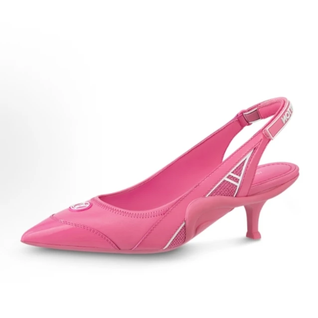 未使用 LouisVuitton/路易威登 粉色尖头高跟凉鞋38码