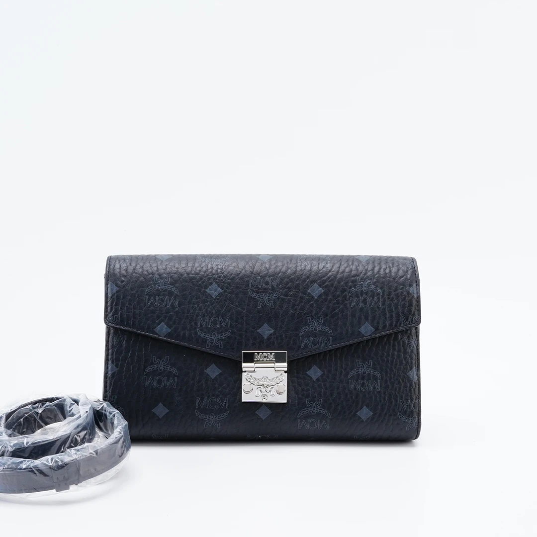 95新 MCM 【MCM专属】黑色链条包中号新款皮肩带/BG23006968