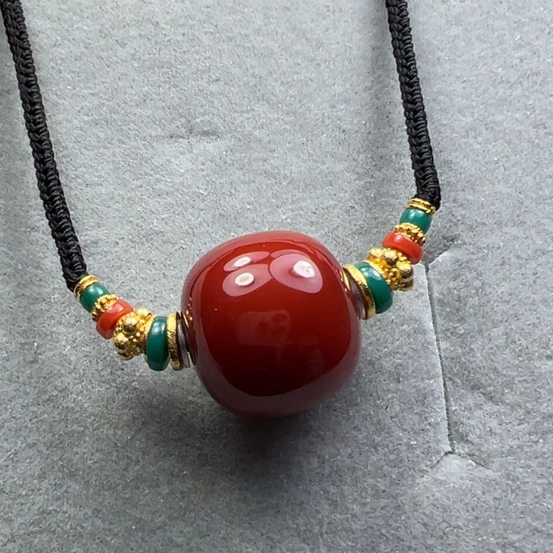 南红玛瑙未镶嵌珠子