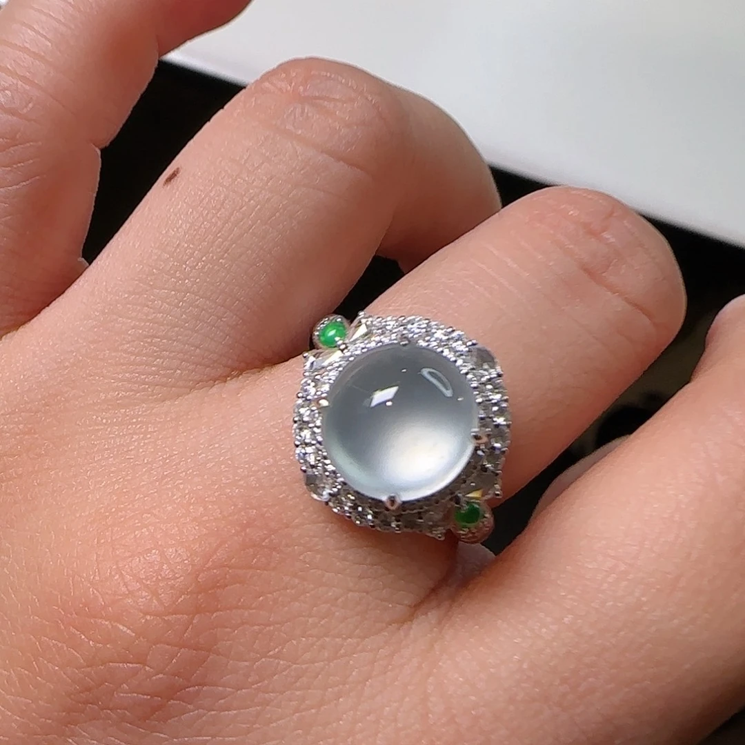 翡翠未镶嵌戒指天然翡翠