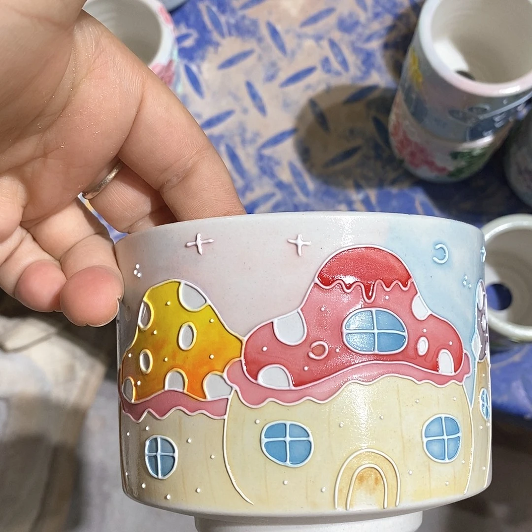 手绘手工制作陶瓷25