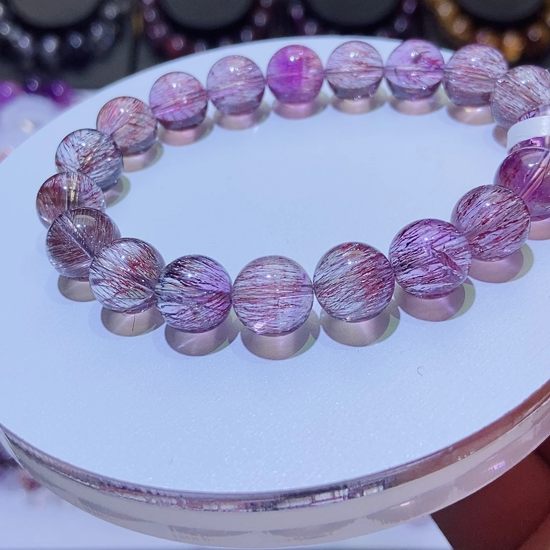 未镶嵌手链水晶紫超七10