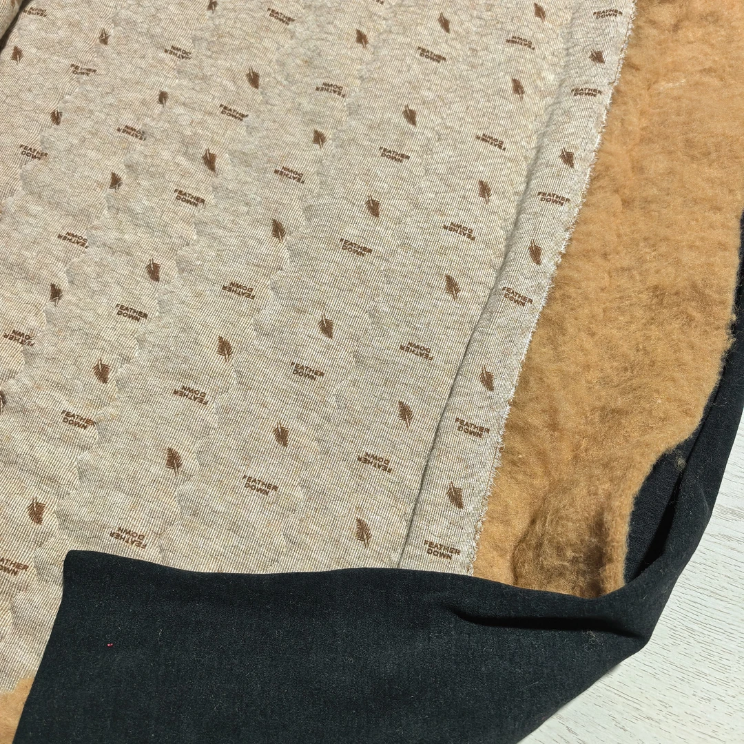 （黑灰色）三合一绗棉棉袄棉裤料，有效门幅1.7米