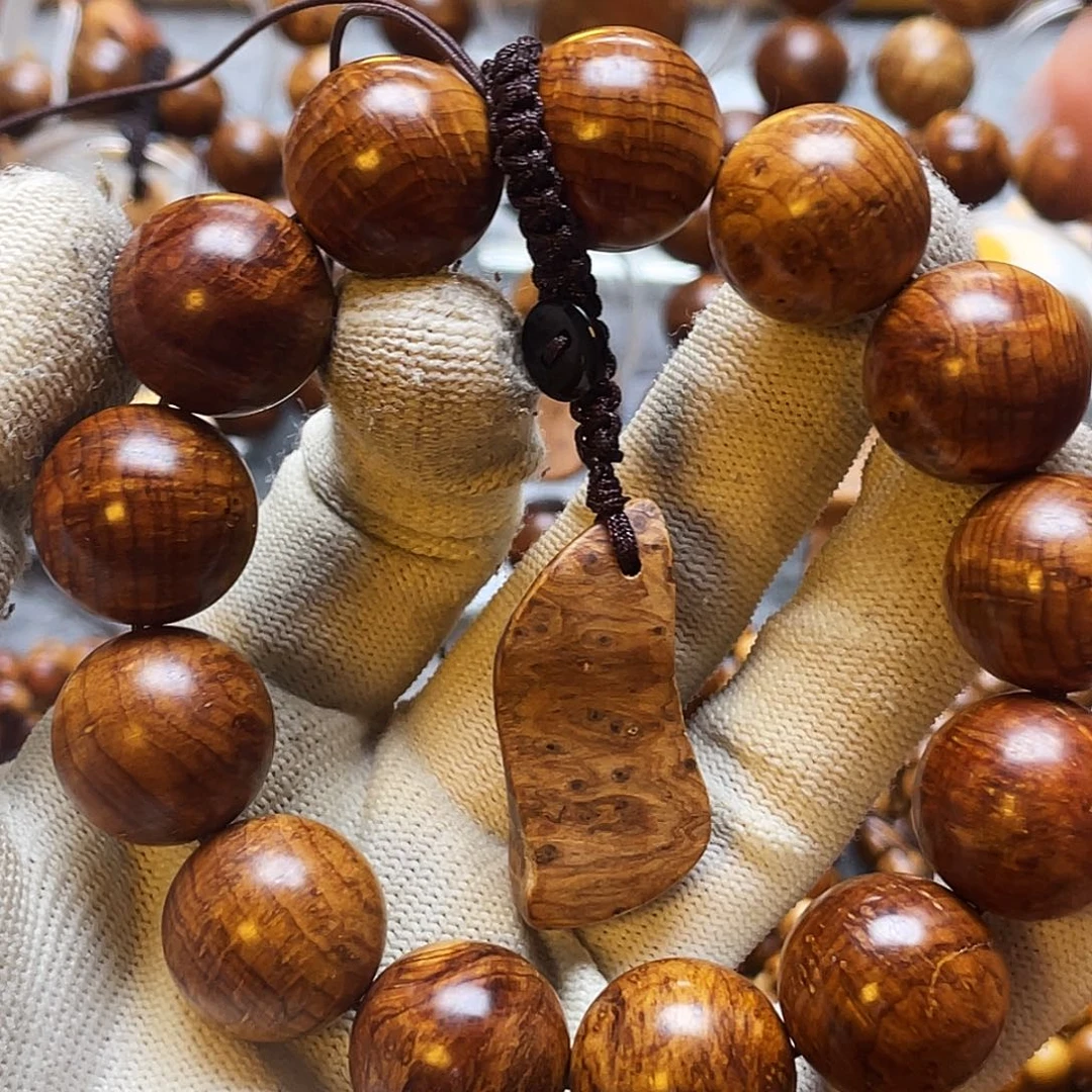 鸿***场柏木手串/手链太行崖柏18陈化变异蚂蚁腿