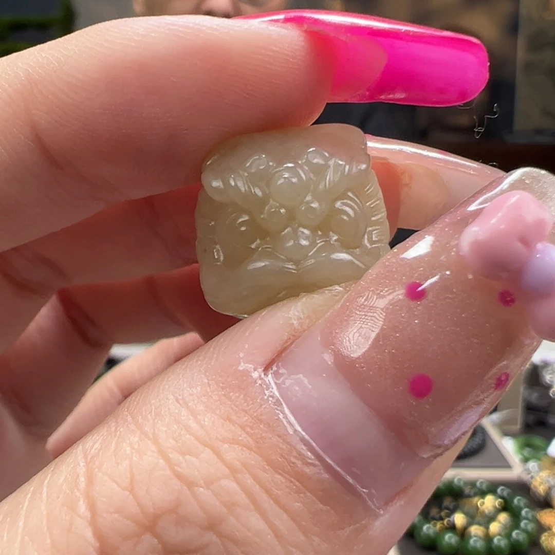 手串未镶嵌和田玉黄金糖15.5毫米直径