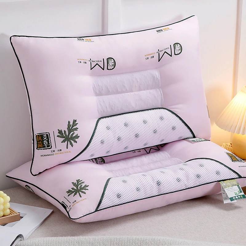 艾草决明子枕头磁石护颈椎枕芯驱蚊护颈椎成人家用学生立体防螨枕