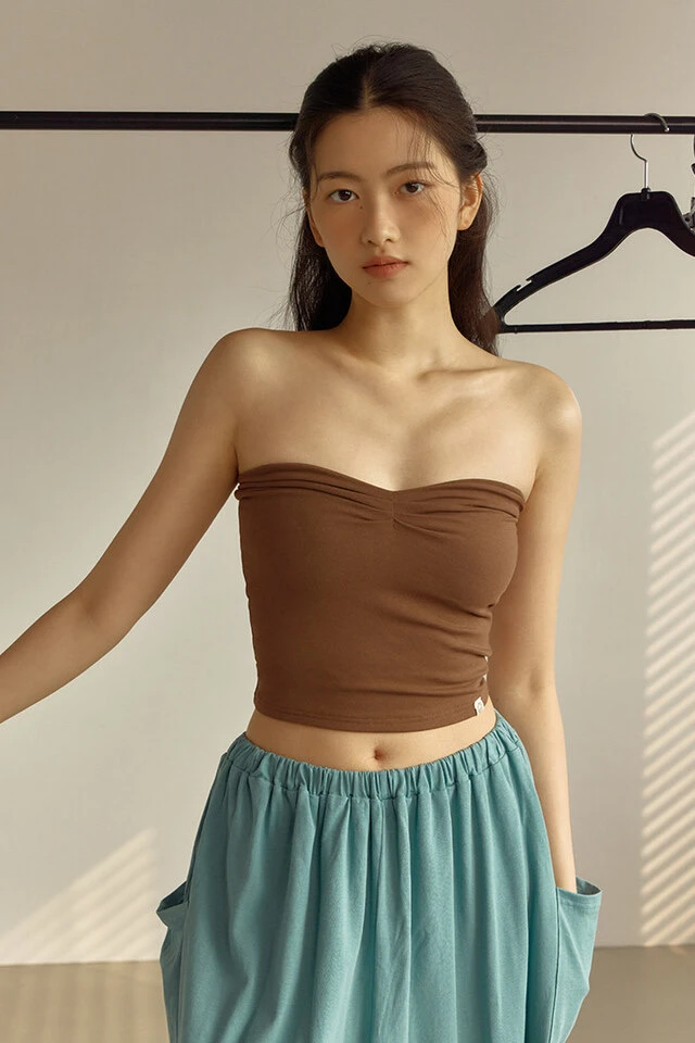 韩系瑜伽抹胸 设计师瑜伽服抹胸