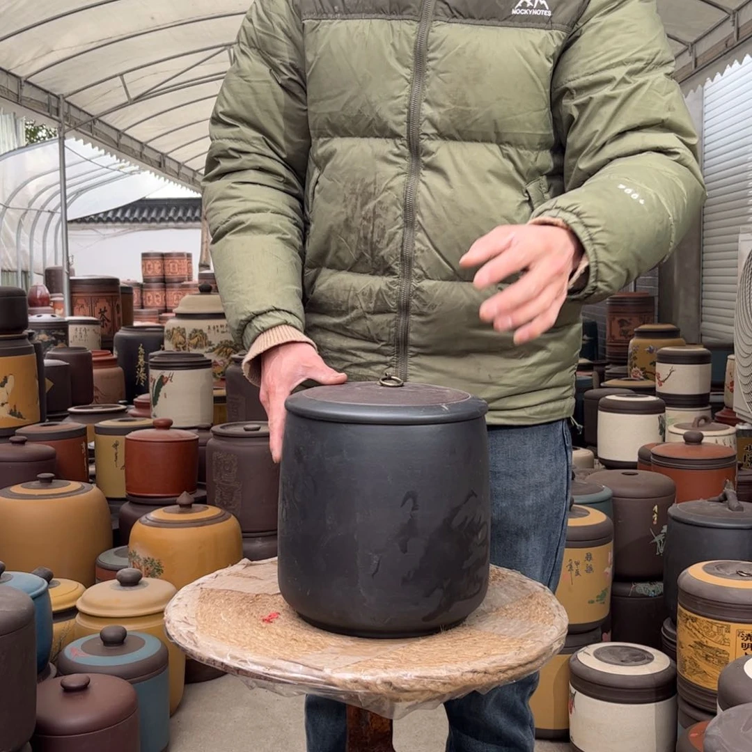 紫砂茶叶罐8 饼茶叶罐