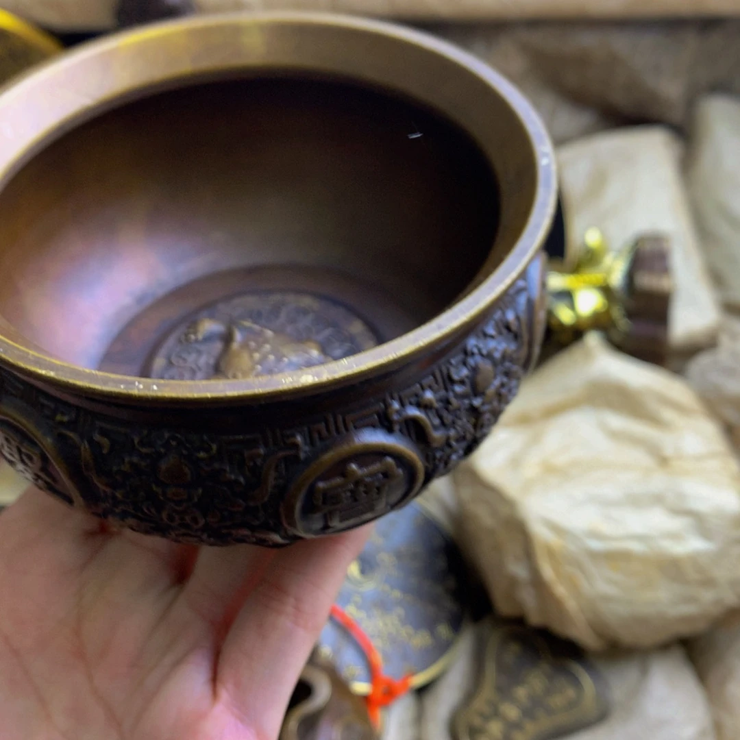 原矿风磨铜聚宝盆