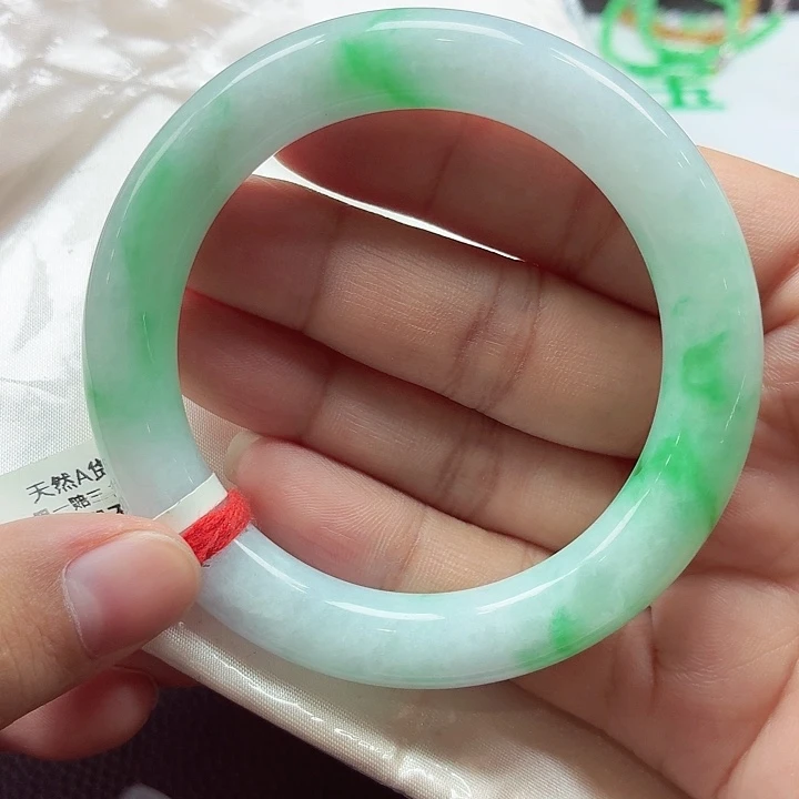 翡翠未镶嵌手镯天然缅甸A货翡翠
