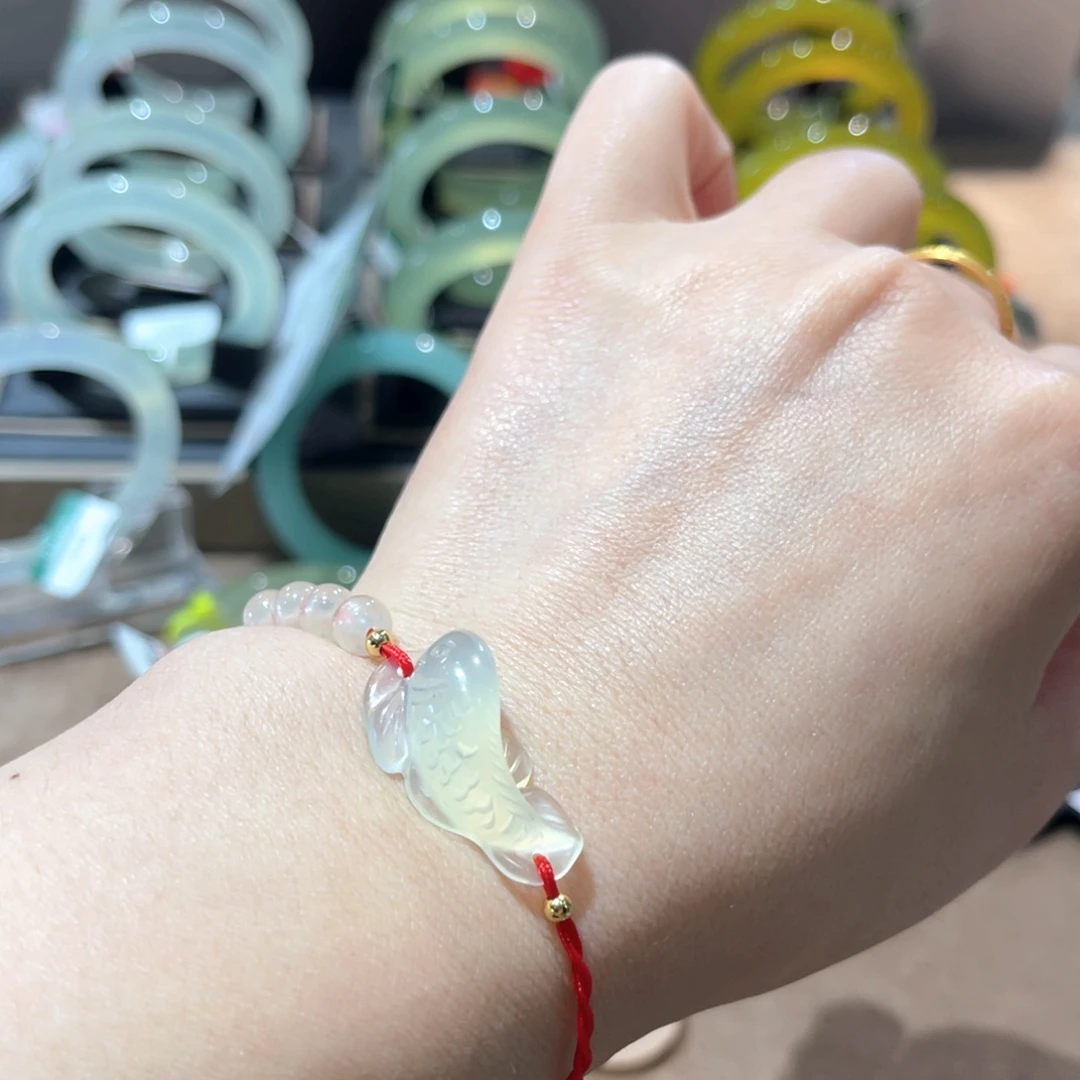 岫玉手镯未镶嵌手镯