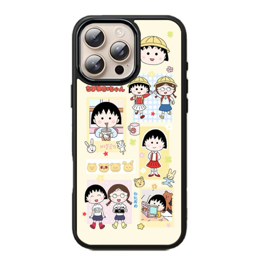 小丸子 鎏金磁吸磨砂手机壳适用iPhone12-17pm系列防摔保护壳