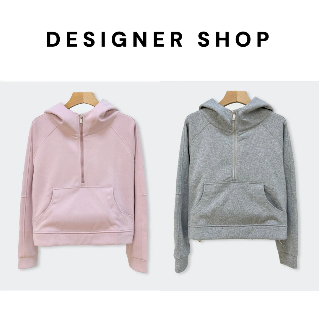 LU家防风外套显瘦显高拉链卫衣短款连帽宽松卫衣