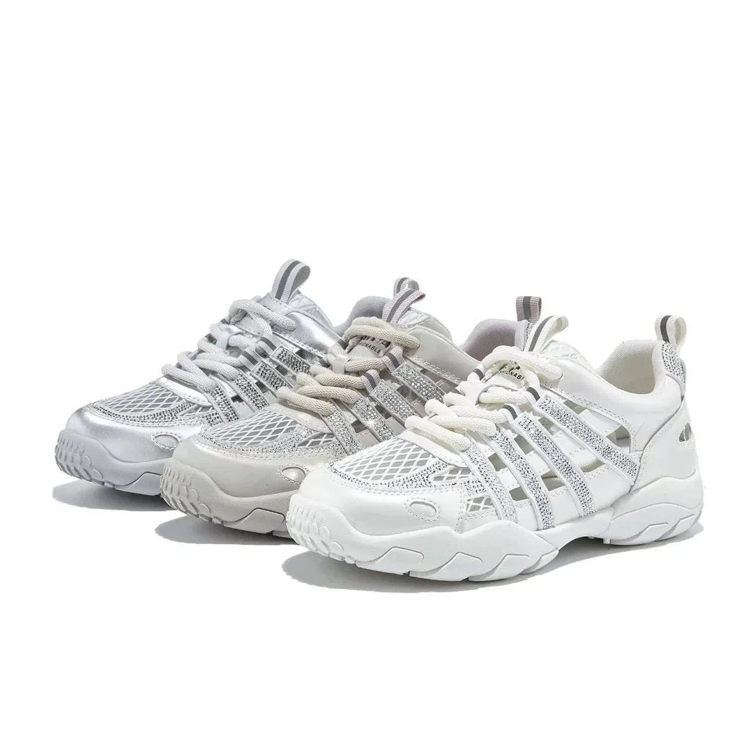 2025夏季新款5cm内增高运动老爹鞋舒适透气时尚百搭休闲阿甘鞋女